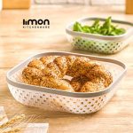 سبد نان و سبزی بزرگ لیمون طرح بافت