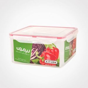 ظرف فریزری مستطیل 4/5 لیتری لیمون