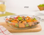 ظرف شیشه ای سرو و نگهداری دربدار 1.250 لیتر لیمون - تصویر 2