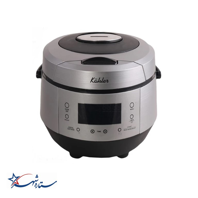 5510 پلوپز دیجیتال کاخلر با سبد سرخ کن مدل KH-5510-G نقره ای - تصویر 1
